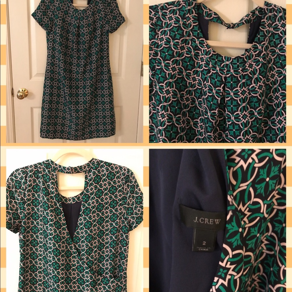 J crew satin like dress